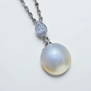 DIY Fashion Jade Necklace Pendant with 9-15mm Round <b>Beads</b> 31342 S925 <b>Silver</b> DIY Pearl Accessories 4mm Empty Stand - Product Image 3
