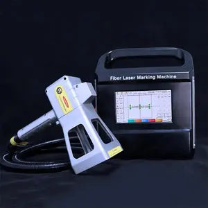 Factory Manufacturer High-Precision Online 3d Portable Mini 20 30 Watt Handheld Fiber Laser Marking Machine For Metal