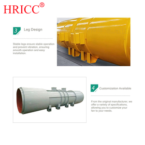 Ventilador axial eléctrico a prueba de explosiones de 30KW para estacionamientos, equipo de ventilación de bajo ruido, ventilador de chorro de 24 aspas, diámetro de 380V, con rodamientos de bolas - Product Image 2