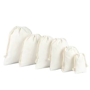 Proveedor Mayorista de Bolsas de Lona de Algodón Reciclables con Cordón y Logotipo Personalizado, Bolsas para Joyería Impresas con Lona Impresa para Exhibición - Product Image 1