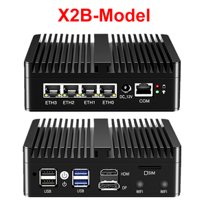 12th Gen N100 N150 PfSense Firewall J6412 N6211 Router 4x I226 2,5G LAN NVMe Industrial Fanless Mini <span class=keywords><strong>PC</strong></span> 4xUSB OPNsense PVE ESXi - Product Image 3