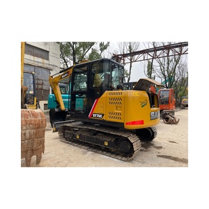 Excavadora Sany 75 de segunda mano en buen estado, marca china, gran oferta, excavadora SY75 usada en stock - Product Image 1