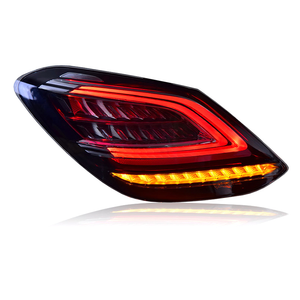 Nouveaux feux arrière à LED séquentiels pour Mercedes-Benz Classe S W222 2015-2018 Facelift, lentille transparente 6000K, clignotant dynamique - Product Image 3