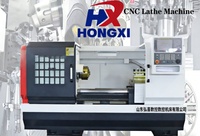 Tour CNC à banc plat horizontal CK6150 / Monobroche robuste 3 axes 4 postes à outils Garantie 1 an