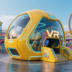 เคสอุปกรณ์ VR ไฟเบอร์กลาสสำหรับใช้งานกลางแจ้ง ปรับแต่งได้ เหมาะสำหรับสวนสนุกเชิงพาณิชย์ - Product Image 1