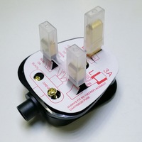 AC 250V 13A BS Certificat 3 Broches UK Wireless Rewireable Plug