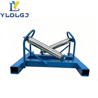 Galet de tirage de câble industriel YILI à cadre en V, robuste, avec roues, pour projets professionnels de distribution d'énergie