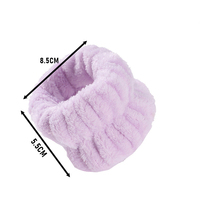 HUIXIN pabrik grosir langsung mencuci pergelangan tangan gelang Hairband Set wanita portabel Spa wajah cuci gelang