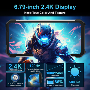 Téléphone portable projecteur 8849 TANK 2 PRO, 6,79 pouces, 64MP, vision nocturne, 12+512 Go, 23800 mAh, Android 14, téléphone robuste Unihertz - Product Image 6
