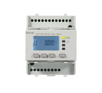 Medidor de Energía Monofásico de CC Acrel DJSF1352-Rn, 1000V CC, RS485 Modbus RTU, Montaje en Riel DIN de 35 mm para Carga de Vehículos Eléctricos