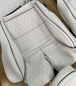 Fundas de Asiento de Coche de Cuero Nappa Blanco Personalizadas, Reemplazo Completo de Lujo para <span class=keywords><strong>Lincoln</strong></span> <span class=keywords><strong>Navigator</strong></span>, Clase E, Serie 7, Land Passat CC, A7 - Product Image 5