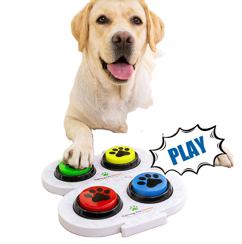 Pulsanti Registrabili Per Comunicazione Con Cane E Gatto - Giocattolo Educativo, Addestramento Animali Domestici, Con Suono - Foto 7