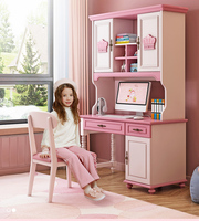 Bureau pour enfants multifonctionnel, tables pour enfants, bibliothèque, bureau d'étude, combinaison de rangement à angle droit