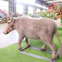 Animatronic Warzen schwein Hoch realistisch und Vielzahl von Aktionen anpassbar Bringen Sie afrikanische Savanne in Ihren Raum