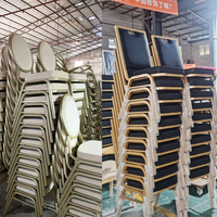 Chaises de Salle à Manger en Métal pour Hôtels, Mariages, Banquets, Réunions VIP, Restaurants, Événements et Églises