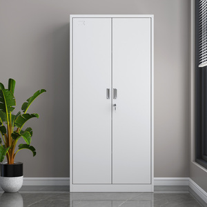 2 armoires de classement métalliques, armoires de rangement de bureau avec portes verrouillables et cloisons réglables, utilisées pour le bureau ou le classement. - Product Image 3