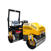 Compacteur routier vibrant hydraulique professionnel de 2,0 tonnes pour l'exportation, idéal pour la construction et l'entretien des routes, adapté au compactage du sol et de l'asphalte.