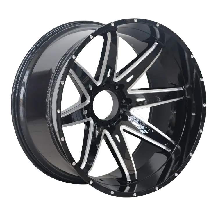 26" Offroad Wheel For SUV Sport Car Rim 4X4 139.7 165.1 127 180 170 Rim Wheels For Sale Deep Dish Alloy Wheel #R1052