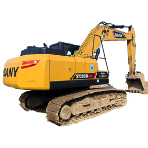 Low Hours Pre-Owned Sany SY205H Hydraulic Excavator 21Ton Crawler Digger for <b>Minin</b> CE Certified Breaker Thumb Attachment - Product Image 1