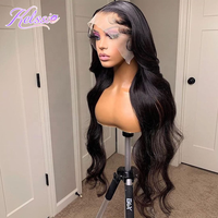 Perruques Lace Front Wigs brésiliennes naturelles HD, perruques Body Wave sans colle 100% cheveux humains vierges bruts avec Baby Hair pour femmes noires