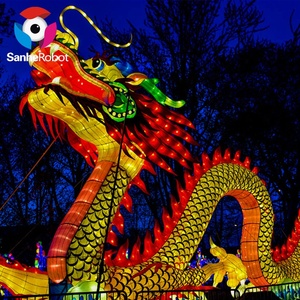 Festival di primavera all'aperto a Zigong di seta cinese del nuovo anno Festival di seta lanterne di drago decorazione per lo spettacolo - Product Image 6