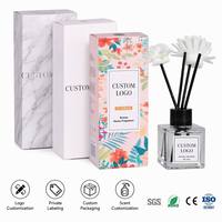 Diffuseur de parfum à bâtonnets floraux pour la maison, le salon, la chambre et la salle de bain – Assainisseur d'air