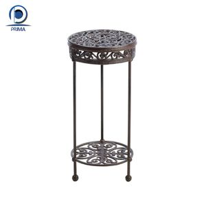 Soporte de Flores de Hierro Forjado para Balcón <span class=keywords><strong>Prima</strong></span> y Cesta de Flores Negra o Blanca, Soporte de Flores para Decoración de Bodas - Product Image 5