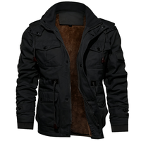 Nouvelle arrivée : Veste d'hiver pour homme à manches longues, sur mesure, col montant uni, imperméable, chaude, avec fermeture éclair, style streetwear, taille personnalisée