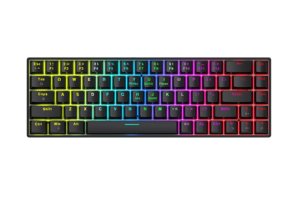 Tastiera da gioco meccanica retroilluminata da 61 tasti RGB portatile 60% personalizzazione del Gamer per applicazioni Desktop ABS - Product Image 4