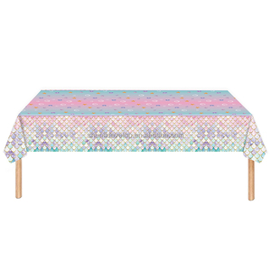 Nappe en <span class=keywords><strong>papier</strong></span> plastique Shunli nappe jetable à pois blancs et dorés pour tables rondes rectangulaires 54 ''X 108'' couverture de <span class=keywords><strong>table</strong></span> - Product Image 4