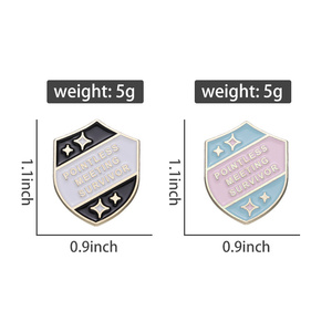 Sinnloses Treffen Survivor Emaille Pins Benutzer definierte Cartoon-Spiele Schild Broschen Revers Abzeichen Schmuck Geschenk für Kinder Freunde - Product Image 6