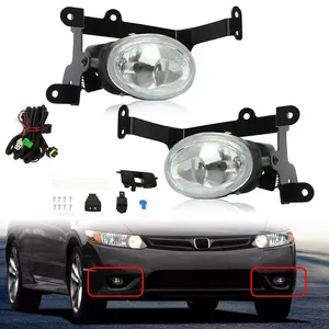 Pour <span class=keywords><strong>Honda</strong></span> <span class=keywords><strong>2006</strong></span> 2007 2008 <span class=keywords><strong>Civic</strong></span> coupé paire pare-chocs avant antibrouillard lampes avec câblage - Product Image 6