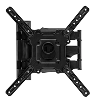 Support mural pivotant pour téléviseur en acier laminé à froid, pivotant à 180°, inclinaison de -8°, VESA 400x400 mm, taille maximale 32-65 pouces