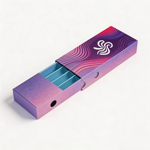 Caja de cartón reciclado resistente con cierre deslizante a prueba de niños para envasado de té, café en grano, dulces, bocadillos y alimentos. - Product Image 2