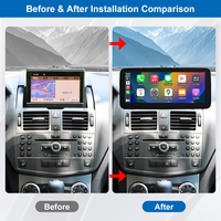 Radio de navegación automática con pantalla táctil portátil inalámbrica de 10,25 ''/12,3'' para Mercedes Benz NTG4.0 G Linux CD MP3 DVR REPRODUCTOR DE DVD para coche