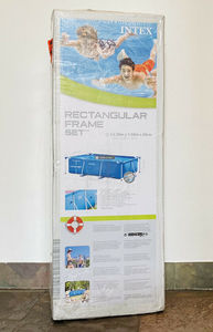 INTEX 28270 Outdoor Inflatable Swimming <strong>Pool</strong> Adults Children Large <strong>Rectangular</strong> <strong>Pool</strong> <strong>Rectangular</strong> Frame <strong>Pool</strong> - Product Image 6