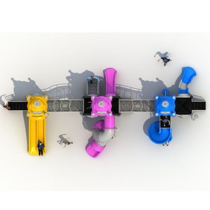 Nhà Sản Xuất Bán Tùy Chỉnh Gia Đình Phiêu Lưu Tất Cả Các Nhựa Trượt Loạt Cho Nhà Trampoline Công Viên Trẻ Em Của Sân Chơi Thép Kim Loại - Product Image 6