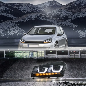 ไฟหน้า LED สำหรับ2008-2011 2012 2013สำหรับ VW Golf VI Mk6 Golf 6 Sequential สัญญาณไฟเลี้ยว - Product Image 2