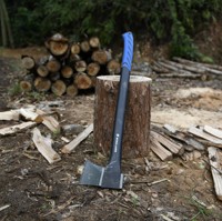 11.1 "bois fendage hache hache poignée en fibre de verre survie Camp hache extérieur hache à découper pour l'exploitation forestière abattage coupe du bois