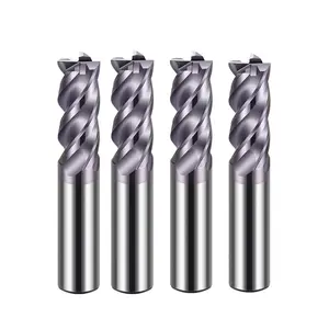 Carbide Endmill Cutting Tools Milling Cutters End Mill 62 Degree Dynamic Milling For Stainless Steel Milling Cutter