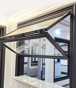 סגנון מודרני מסגרת חלון סגסוגת אלומיניום מתקפל חלונות מסחרי קיפול חלונות בסגנון ספרותי - Product Image 1