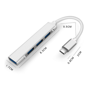 X415 4-พอร์ต USB ฮับ3.0อะแดปเตอร์เชื่อมต่อสถานีพิมพ์ <span class=keywords><strong>C</strong></span> ไปยัง USB ฮับสำหรับ MacBook แล็ปท็อปโทรศัพท์มือถือและ <span class=keywords><strong>iPad</strong></span> - Product Image 5