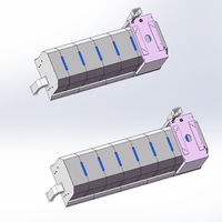 Blocs de boîtier entièrement métalliques pour roulements, engrenages de boîte de vitesses, crémaillères, rails de guidage - Collecteur de débris métalliques anti-poussière pour pompe à moteur 10 kW 220V/380V