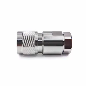 Super high quality RF connector N type male straight RF coaxial connector used for RG393 cable connector
