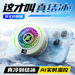 HZ03 Magnetic Phone Heatsink 42 CFM RGB LED Cooling For Gaming Live Streaming Silent Operation Type C Interface - Product Image 2