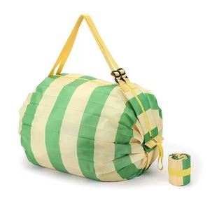 <span class=keywords><strong>Bolsa</strong></span> <span class=keywords><strong>de</strong></span> Viaje Plegable a Rayas, Ecológica, <span class=keywords><strong>de</strong></span> PLA, con Gran Capacidad, Asa <span class=keywords><strong>de</strong></span> Tamaño Mediano, para Viajes <span class=keywords><strong>de</strong></span> Placer y Compras - Product Image 5