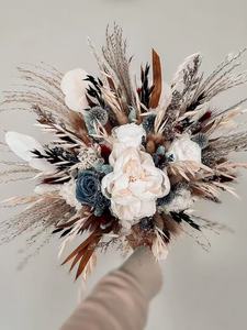<span class=keywords><strong>Bouquet</strong></span> <span class=keywords><strong>de</strong></span> <span class=keywords><strong>Mariée</strong></span> en <span class=keywords><strong>Fleurs</strong></span> Séchées Personnalisé en Gros pour Mariage Bohème, Idéal pour Cadeaux <span class=keywords><strong>de</strong></span> Demoiselles d'Honneur - Product Image 3