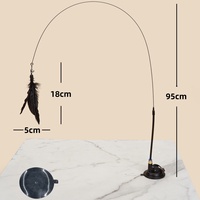 Nouveaux arrivages d'usine OEM vente en gros à chaud accessoires pour chat jouets pour chat plumes artificielles oiseau