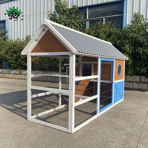 กรงเลี้ยงกระต่ายแบบสุ่มไก่ใช้ในบ้านกรงกระต่ายกลางแจ้งบ้านไม้กรงสัตว์เลี้ยงสำหรับ<span class=keywords><strong>สัตว์</strong></span>ขนาดเล็ก - Product Image 2