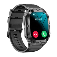 Montre connectée de sport d'extérieur K61 Pro, écran AMOLED HD de 1,96 pouce, batterie de 380 mAh, montre connectée étanche, tracker d'activité physique